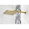Showerscape K251A2CK 9-5/8 Inch Square Shower Head with Shower Arm, Polished Brass K251A2CK - alternate 2